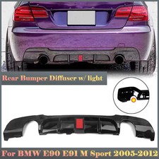 Black Rear Bumper Diffuser Lip