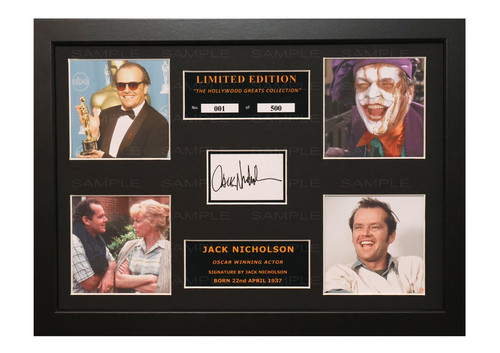 Jack nicholson signed - nicholson,