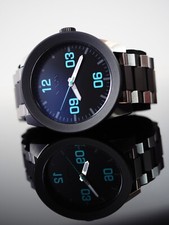 Nixon The Corporal SS Watch Silver / Gunmetal A346-5146-00 NWOT