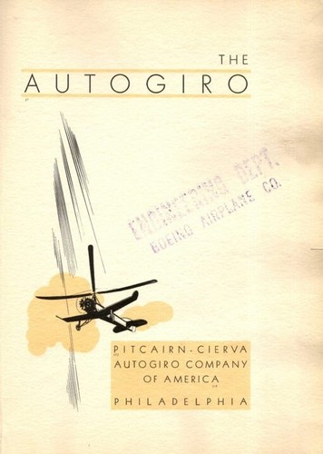 Cierva autogyro 1930 - cierva, 1930's