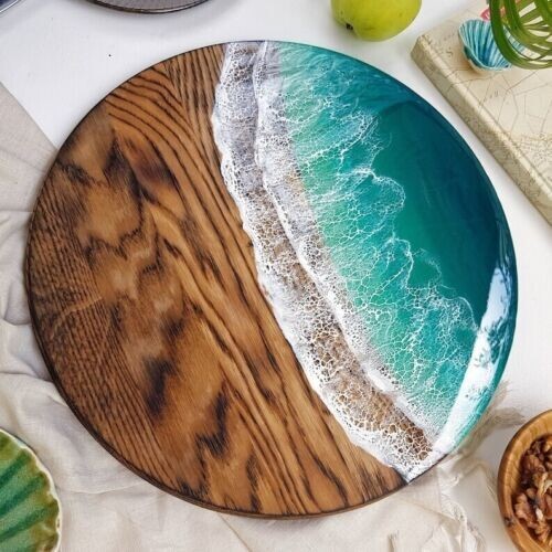 Wood and epoxy corner - wood,