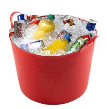 40 litre large party bucket beer drinks flexi storage tub