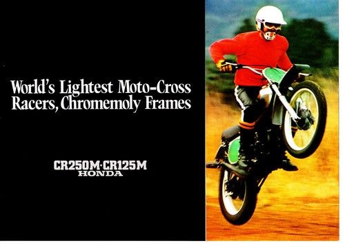 1974 honda cr250m - 1974, cr125m
