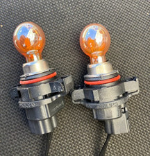 PSY24WSV Indicator Light Lamp Bulb & connector colour Silver shines Amber x 2
