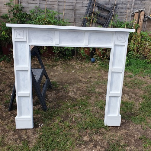 Painted fire surround - fire, surround***