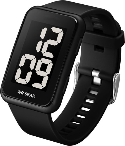 Square men digital - men's, watch
