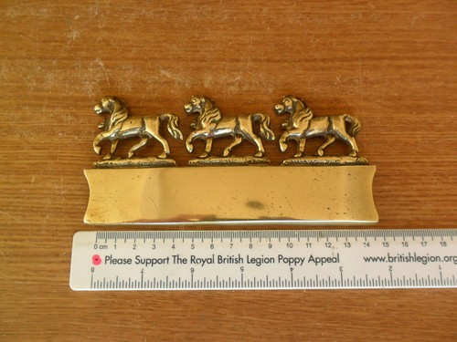 Antique brass horses hame - antique,