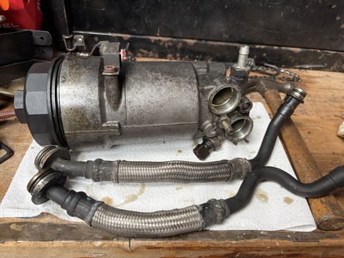 Bmw b44 m62 oil - filter, housing