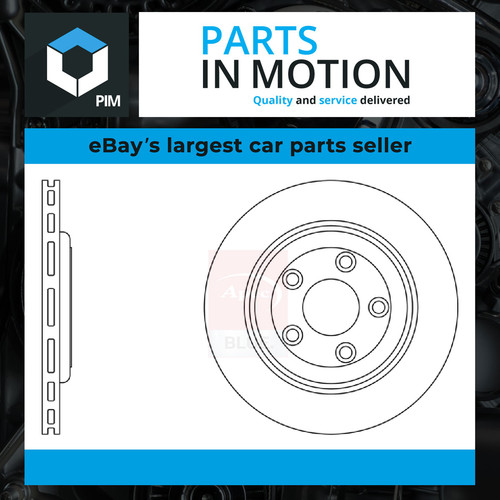 Brake discs pair vented - 2x,