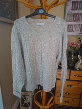 Primark, Ladies Light Grey Jumper. Size L (14/16)