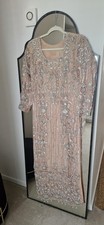 Anarkali dress asian - asian, nude