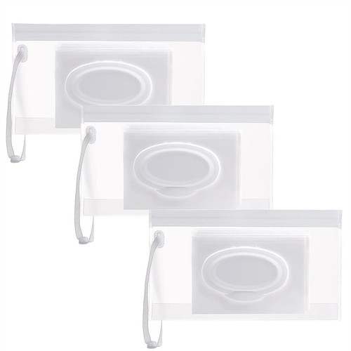 Reusable baby wet wipe bag - wet,