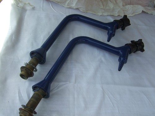Vintage brass funky blue - /, '