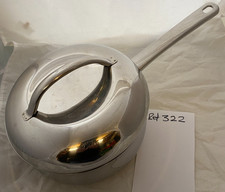 Quality STELLAR Heavy Stainless Steel Saucepan + Metal Lid - 20cm - Ref 322