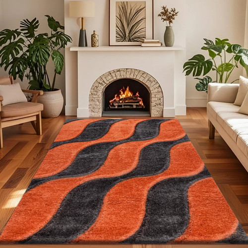 Thick shaggy rug large - thick,