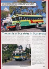 Buses Magazine Extract 2007 - Guatemala - Old American School Buses & Robberies