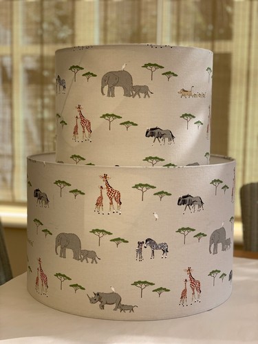 Safari animals lamp shade - safari,