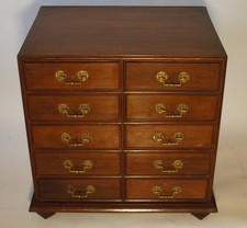 Antique Large collectors drawers, Apothecary Drawers, Mahogany, original 50cm