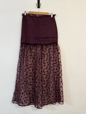 Burgundy Sass & Bide Skirt, UK