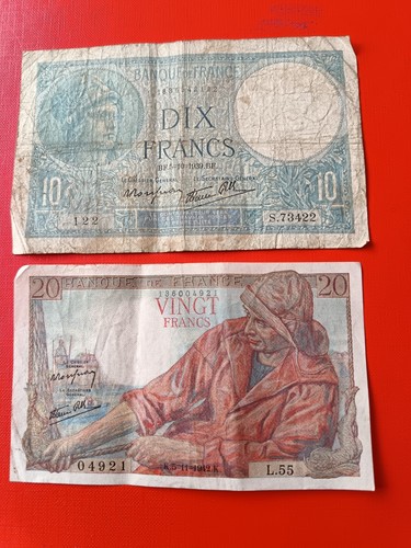 French and 20 francs - french,