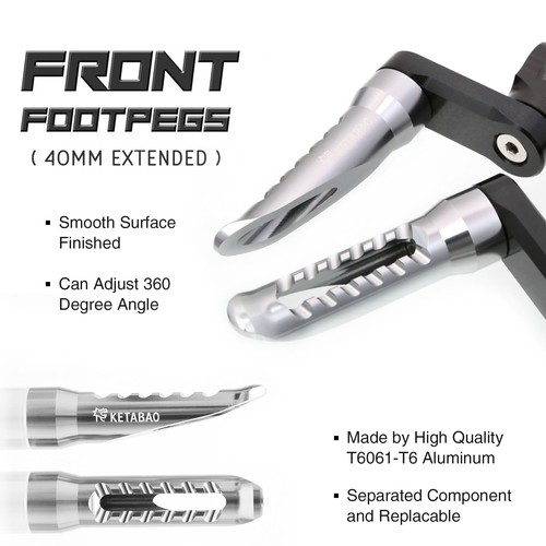 Titanium ranger front foot - front,