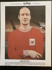 TYPHOO TEA COLLECTABLE FOOTBALL CARD - TERRY HENNESSEY NOTTINGHAM FOREST 