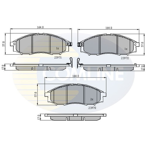 Brake pads set for - brake,