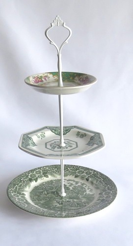 Vintage tier cake stand - vintage,
