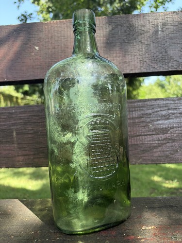 Large antique glass - antique,