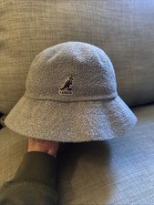 Kangol Boucle Bucket Hat, Grey, SM/Med RARE VTG STUNNING Y2K