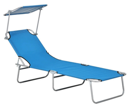 Outsunny sun lounger with - outsunny,
