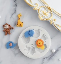 Lion Monkey Animal Mould Cake Fondant Mold Animal Icing Chocolate Baking Mould