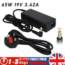 Laptop Charger 19V 3.42A 65W Power Pack Supply Fits Acer Aspire Models 5.5x1.7mm
