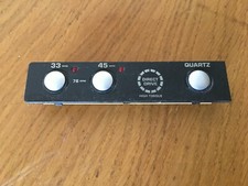 Numark TT200 Speed selector 33, 45, 78 - Good Working Order - TT 200 Numark No2