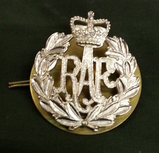 Royal Air Force Issue QC Cap / Beret Badge, Genuine RAF issue with backing plate