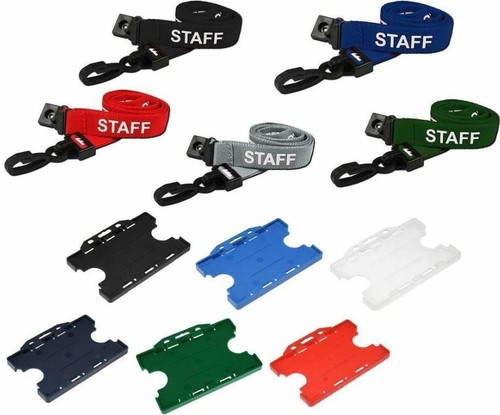 Staff neck strap lanyard with - strap,