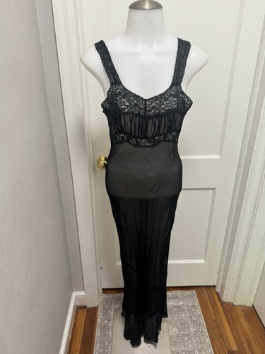 Vtg 1940s 30s black celanese - vtg,