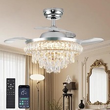 RHEAFON Crystal Ceiling Fans