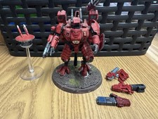 Warhammer 40k Tau Empire Commander Battlesuit. Magnetized. Games workshop 