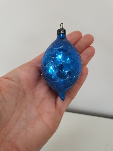 Vintage blue mercury - blue, glass