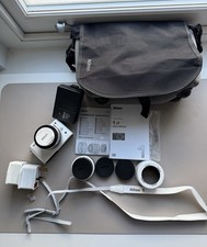 Nikon 1 J1 White Camera Twin