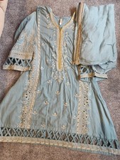 Pakistani Ladies Salwar Kameez 2 Piece Casual Party Wear Suit Indian