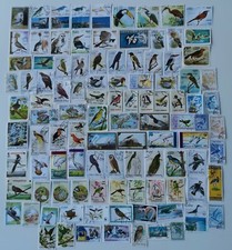Birds Stamps Collection - 100 to 1000 Different Stamps