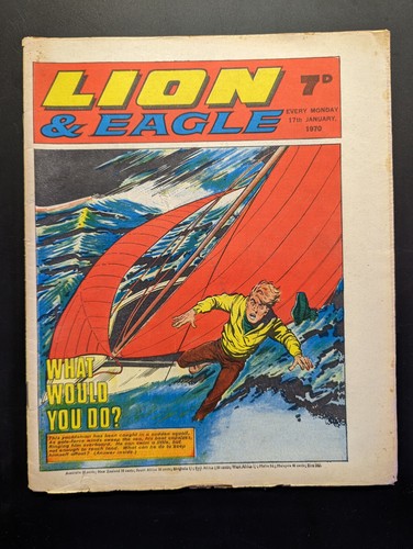 Lion and eagle comic - and,