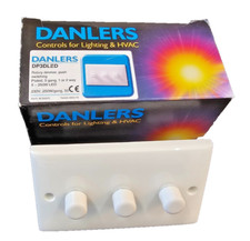 Danlers LED Dimmer Switch Module DP3DLED 3 Gang 1/2 Way  Silent 250W Max