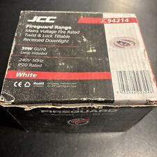 JCC Fireguard Range Tiltable Recessed Downlight IP20 240V - JC94214 & 50W Lamp 