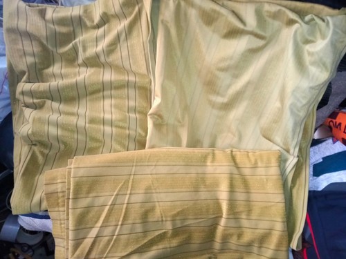 Vintage chiffon gold satin - vintage,
