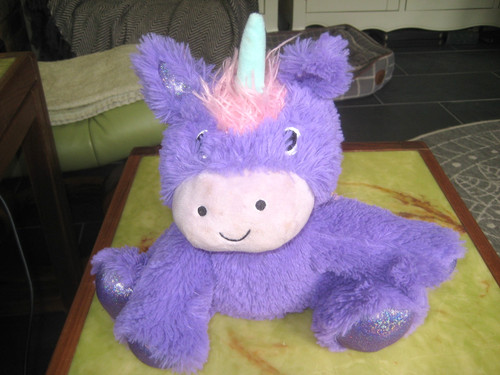 Unicorn plush lavender - plush,