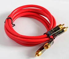 Pair of Cable Talk  1 Metre Gold Plated Phono to Phono leads.