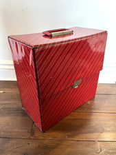 Vintage 1980s red stripey 12"